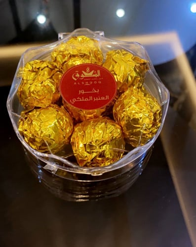 بخور العنبر الملكي لكل مناسبة ذو فوحان وثبات عالي...