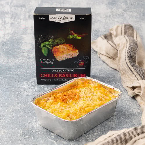 سالمون معكرونة بالريحان والفلفل - Chili Gratin