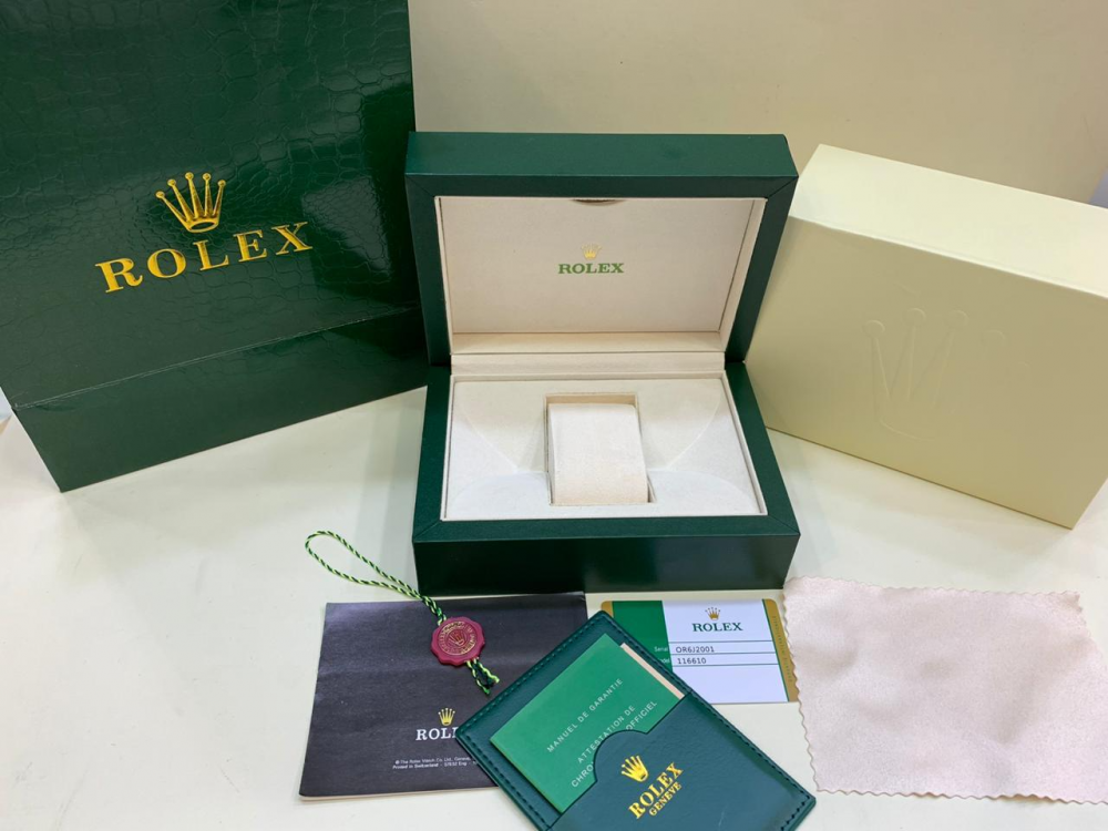 رولكس فضي مينا كحلي رجالي