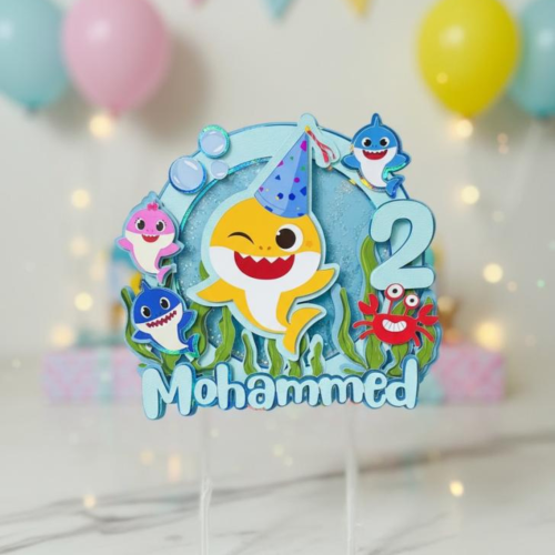 تغريسة كيك ثلاثية الأبعاد مخصصة