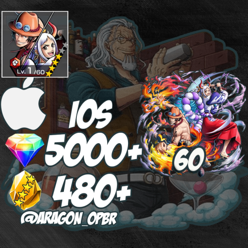 حساب ايس ياماتو / +5000 جوهرة / +480 حجر / للأيفون...