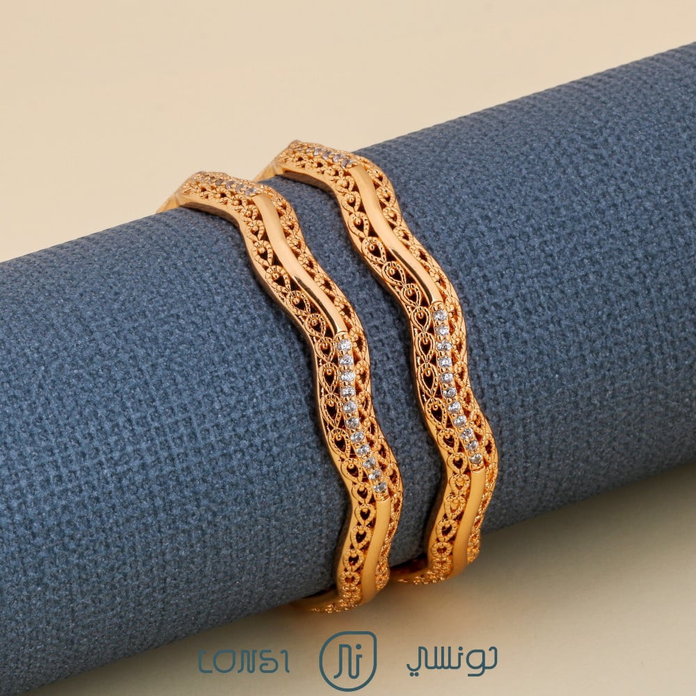 بناجر نسائي مطلية بماء الذهب