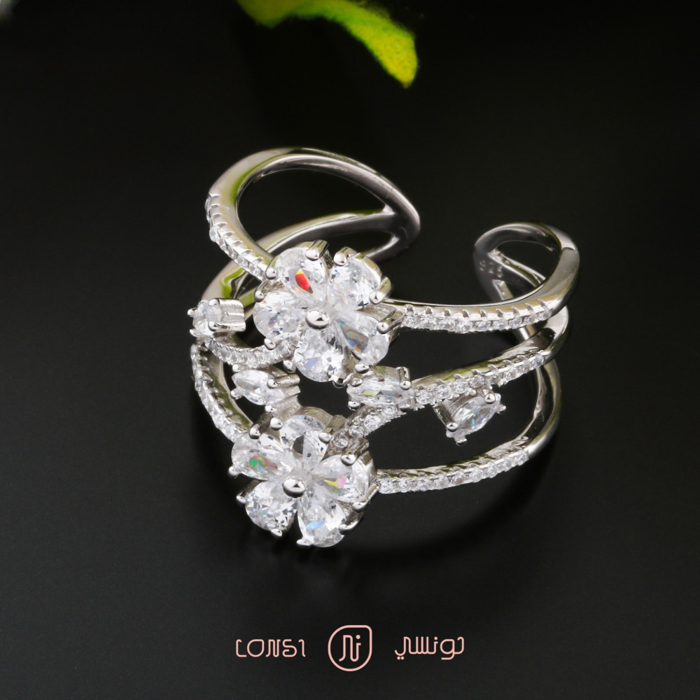 خاتم فضة عيار 925