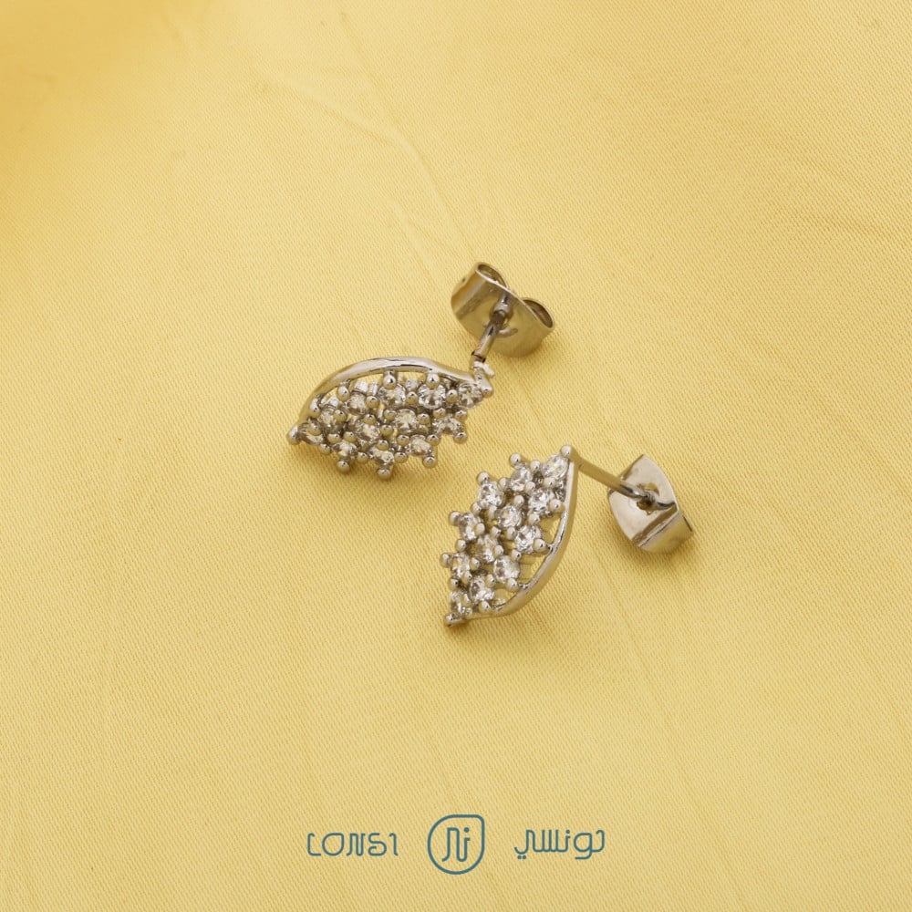حلق زركون تصميم مميز
