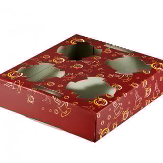 حامل اكواب ورقية 4 فتحه