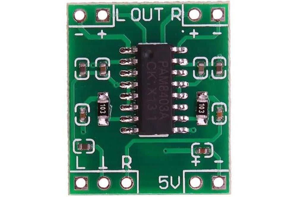 PAM8403 3W Class-D Stereo Audio Amplifier Module
