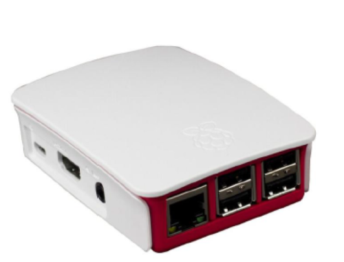 حافظة بلاستيكية أصلية للوحة Raspberry Pi 3 – أبيض...