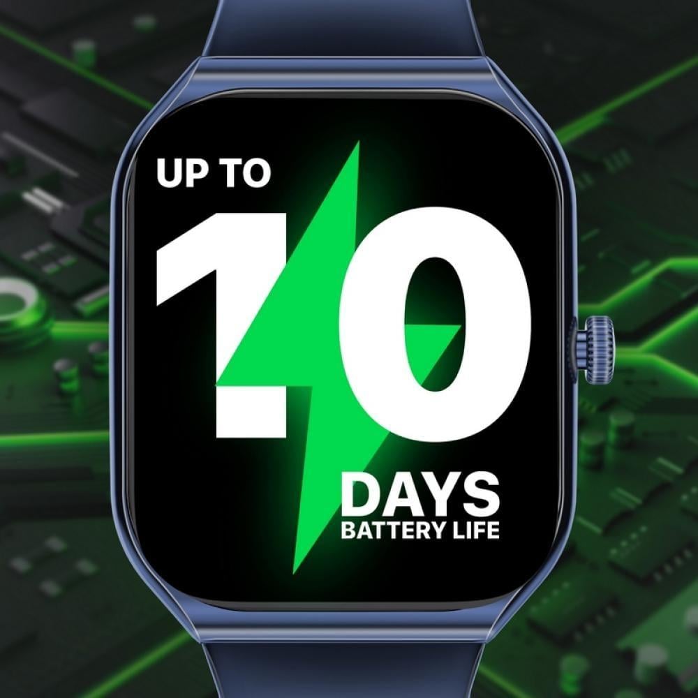 ProWatch-AM19: ساعة ذكية بشاشة 1.96 بوصة AMOLED ومقاومة للماء IP68 مع تتبع صحي شامل