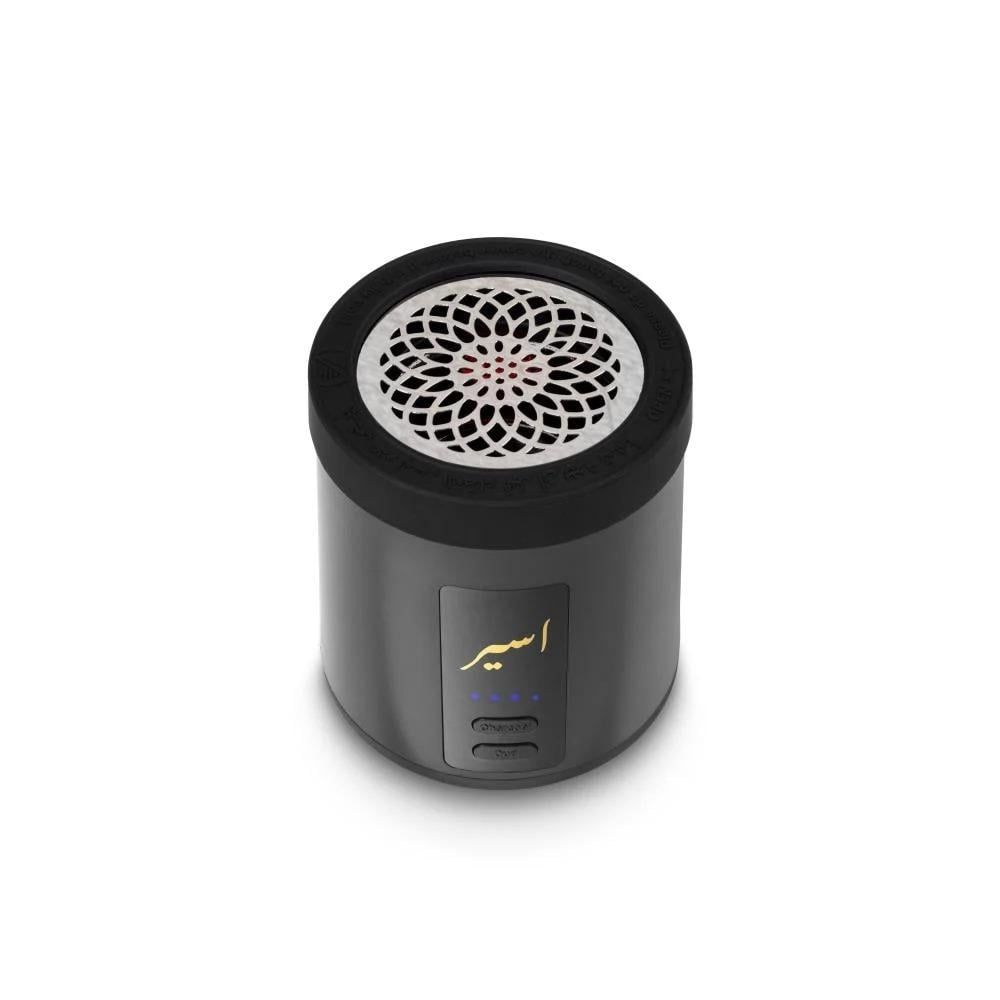 اسير - مبخرة مبتكرة الكترونية لاشعال اقراص الفحم ذاتية الاشتعال - اسود