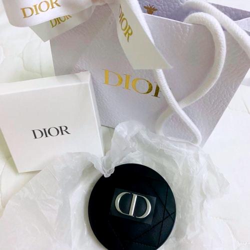 Dior Black Leather Mirror