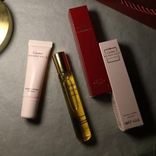 مجموعة كارتييه مرطب الشفاه + عطر لابانتير كارتييه