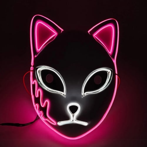 ماسك قاتل الشياطين ( اضاءة بيضاء )