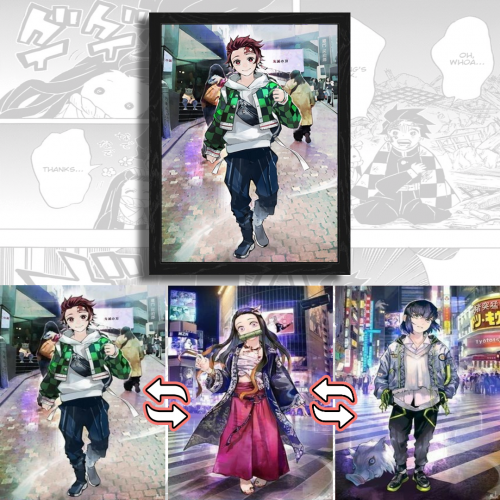 بوستر قاتل الشياطين 3D