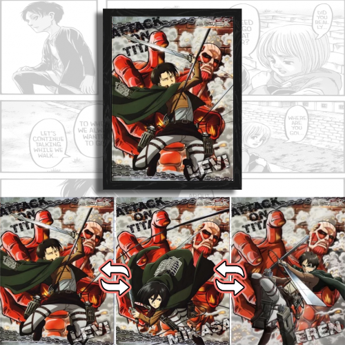 بوستر هجوم العمالقة 3D