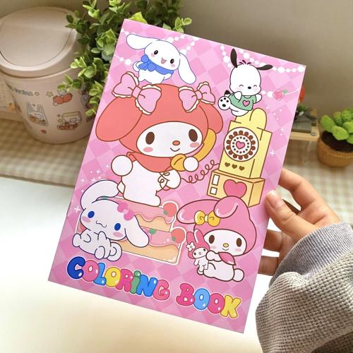 دفتر تلوين سانريو