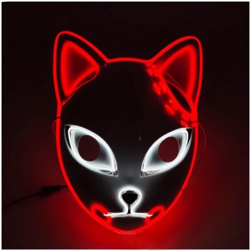 ماسك قاتل الشياطين ( اضاءة بيضاء )