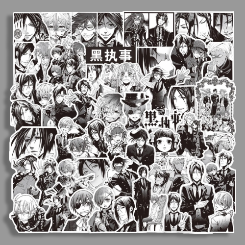 ستيكرز الخادم الاسود (10 حبات)