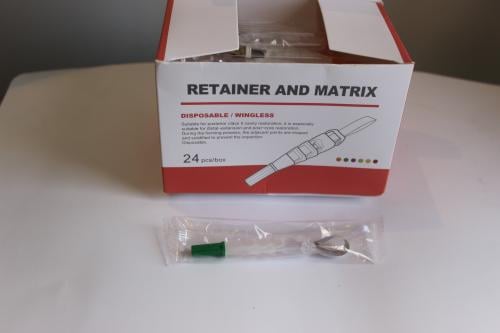 بالقطعة الواحدة disposable matrix retainer
