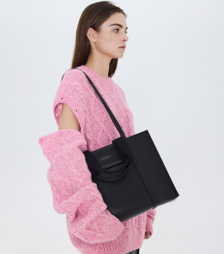 Charles & keith shalia tote bag