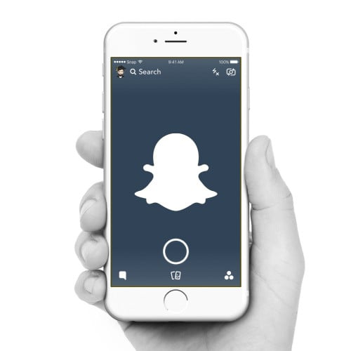 نشر فلتر على Snapchat