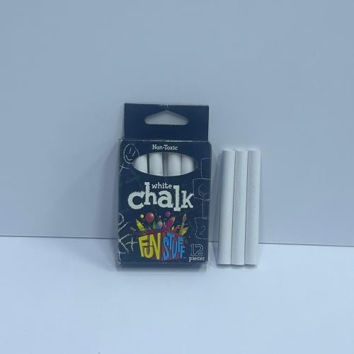 طباشير أبيض 12 حبة في العلبة