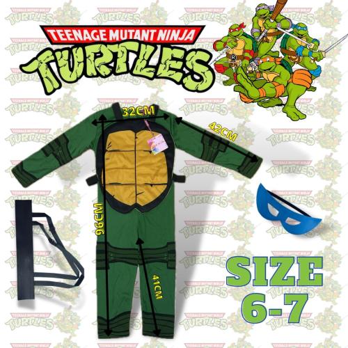 ملابس تنكرية السلاحف النينجا فاخر مقاس 7-6