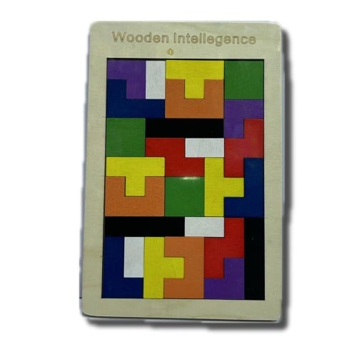 لعبة بناء الاشكال خشبية صغير (5C)