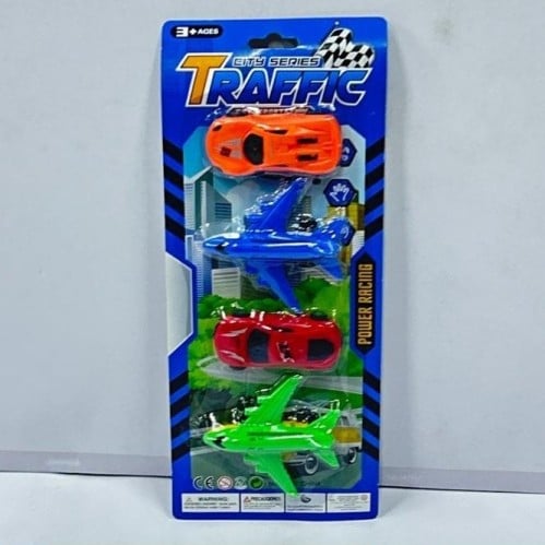 طقم سيارات و طائرات 4 حبة F2