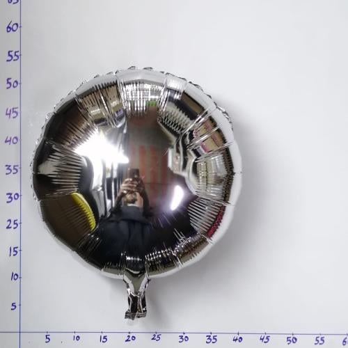 بالون هيليوم دائري فضي 100/6E