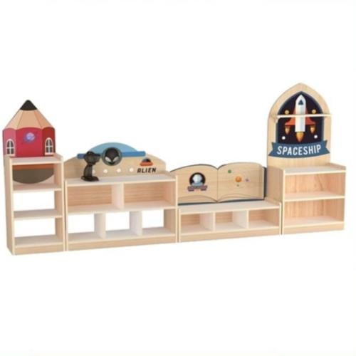 أرفف تخزين خشبية  /06038