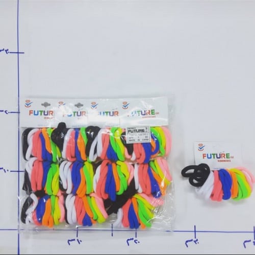 ربطات شعر فسفورية 20حبة وسط 24C