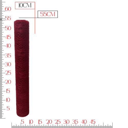 خيش لون أحمر للأعمال الفنية و تغليف الهدايا