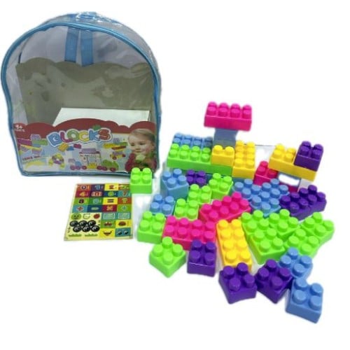 12 حبة مكعبات شنطة 42 قطعة