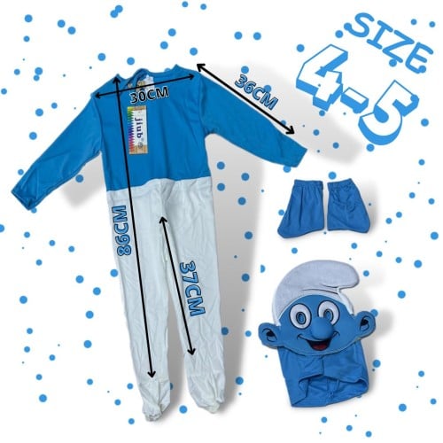 ملابس تنكرية للأطفال سنفور  5-4