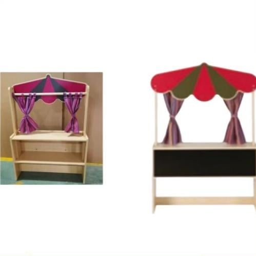 مسرح للدمى خشبي مع سبورة للأطفال/ 06032