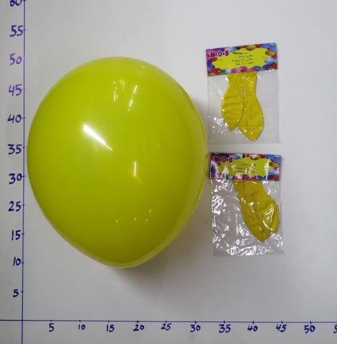 بالون 3 حبة أصفر 12بوصة 10A/100