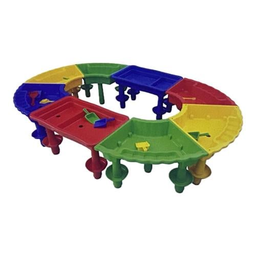 مجموعة أحواض الرمل البلاستيكية بيضاوي / 05102