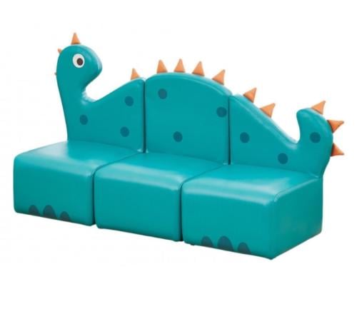 كنب صوفا ثلاثي تصميم ديناصور للأطفال/  04823