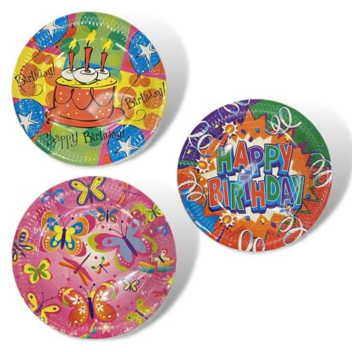 صحون حفلة هابي بيرث دي كبير