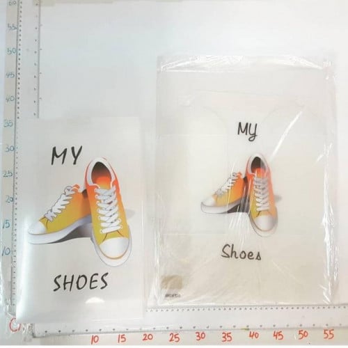 علب بلاستيك للاحذية شكل شنطة المقاس الكبير