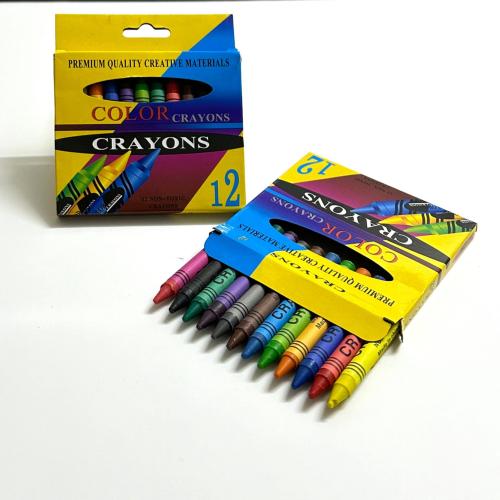 ألوان شمعية 12 لون