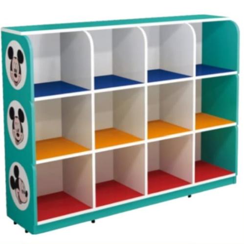 وحدة تخزين خشبية 12 فتحة ملونة ميكي ماوس  / 05907