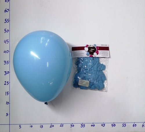 بالون أزرق. سماوي 50 حبة (مقاس 12بوصة )  وزنه 3.2جرام  12A/100
