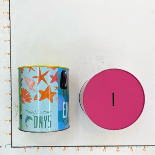 حصالة حديد برميل الوان كبيرة 6G