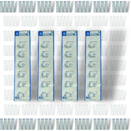 12 كرت بكل شعر بناتي أبيض