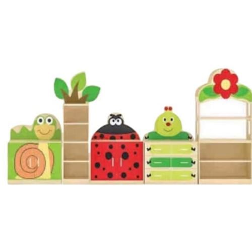 أرفف تخزين خشبية بتصميم شخصيات حيوانية /06020