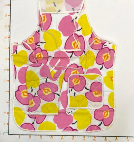 طقم مريلة مطبخ 3 قطع 6c