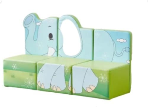 كنب صوفا ثلاثي بتصميم الفيل للأطفال/  04821