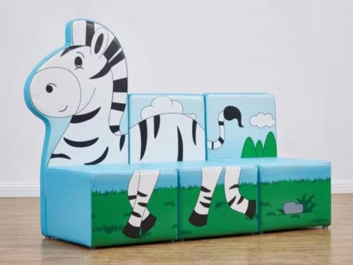 كنب صوفا ثلاثي بتصميم حصان الوحش للأطفال/ 04820