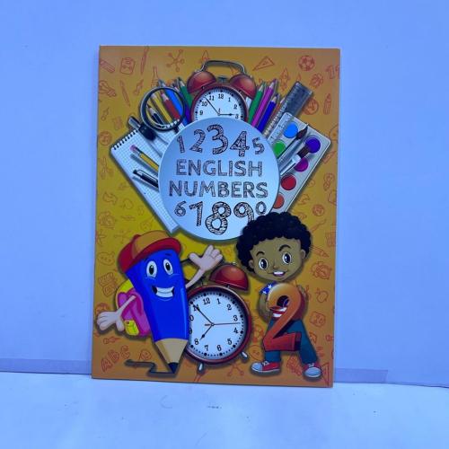 دفتر الأرقام الإنجليزية ENGLISH NUMBER  (ب)